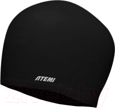 Шапочка для плавания Atemi long hair cap Deep / TLH1BK (черный)