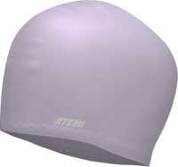 Шапочка для плавания Atemi long hair cap Violet flower / TLH1LP (сиреневый) - 