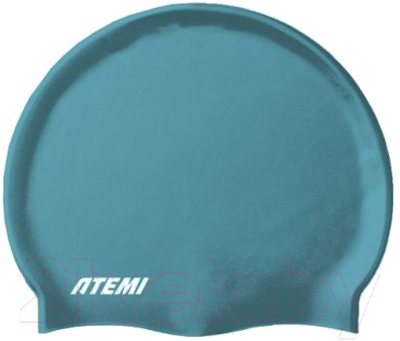 Шапочка для плавания Atemi Silicone cap Green river / TSC1GR (бирюзовый)