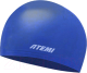 Шапочка для плавания Atemi Kids light silicone cap / KLSC1BE (синий) - 