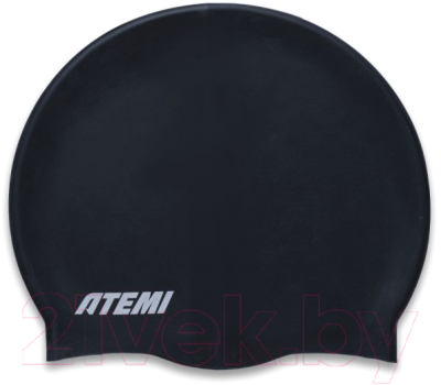 Шапочка для плавания Atemi Kids silicone cap Deep / KSC1BK (черный)