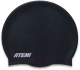 Шапочка для плавания Atemi Kids silicone cap Deep / KSC1BK (черный) - 