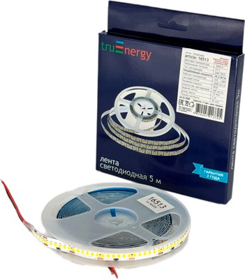 Светодиодная лента Truenergy 24V-240D 19.2W/m 3000K IP20 / 16513 (5м) - 