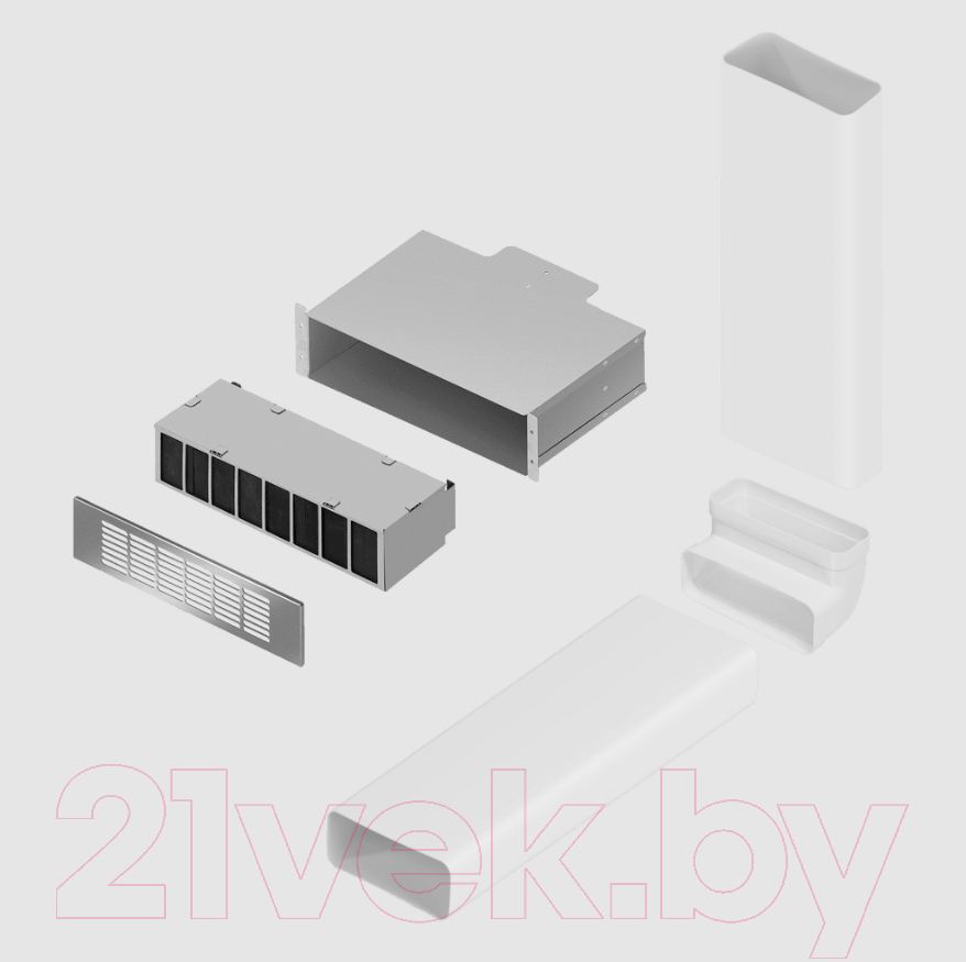 Комплект рециркуляции для вытяжки Maunfeld MIDS604 (с фильтром CF312MW) — фото 3