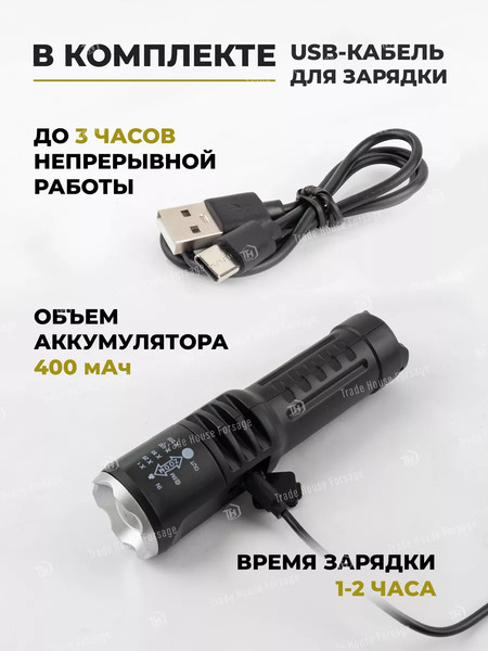 Фонарь Forstime FT-CAM2046 (58480)