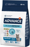 Сухой корм для кошек Advance Sterilized с индейкой (10кг) - 