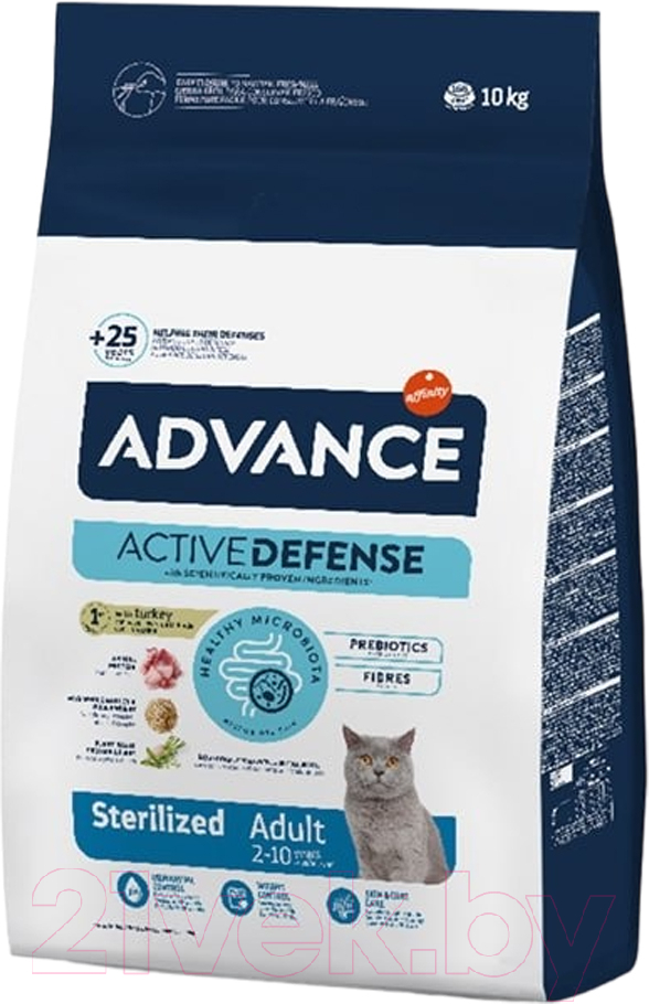 Сухой корм для кошек Advance Sterilized с индейкой