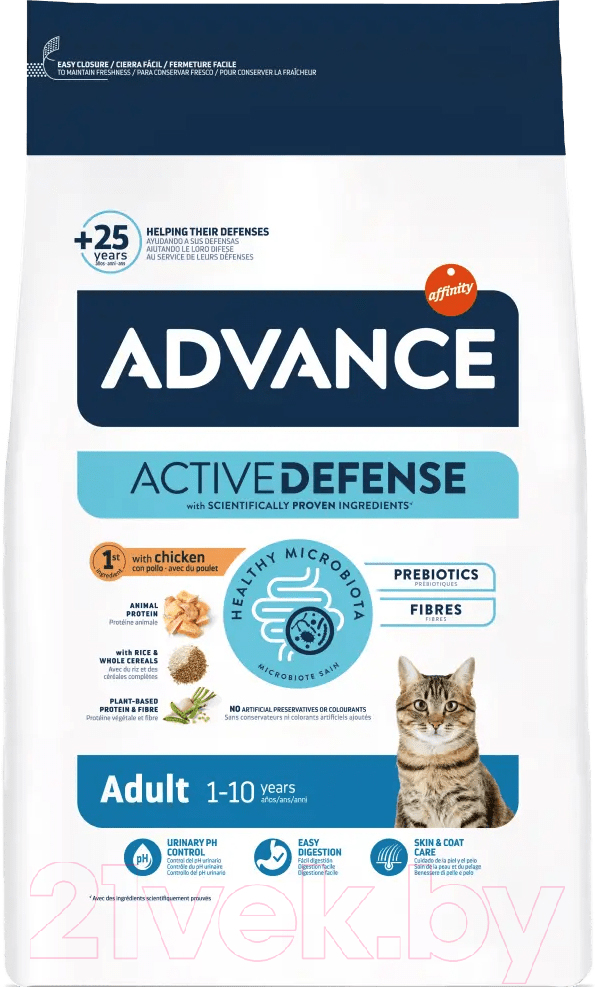 Сухой корм для кошек Advance Adult с курицей и рисом