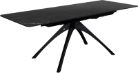 Обеденный стол Sheffilton SHT-T76 (серый мрамор/черный) - 