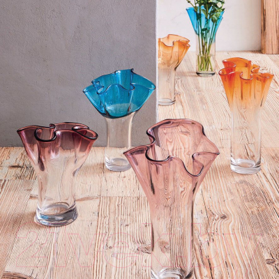 Ваза Andrea Fontebasso Glass Design Bizarre / GD5VC592810 (бордо)