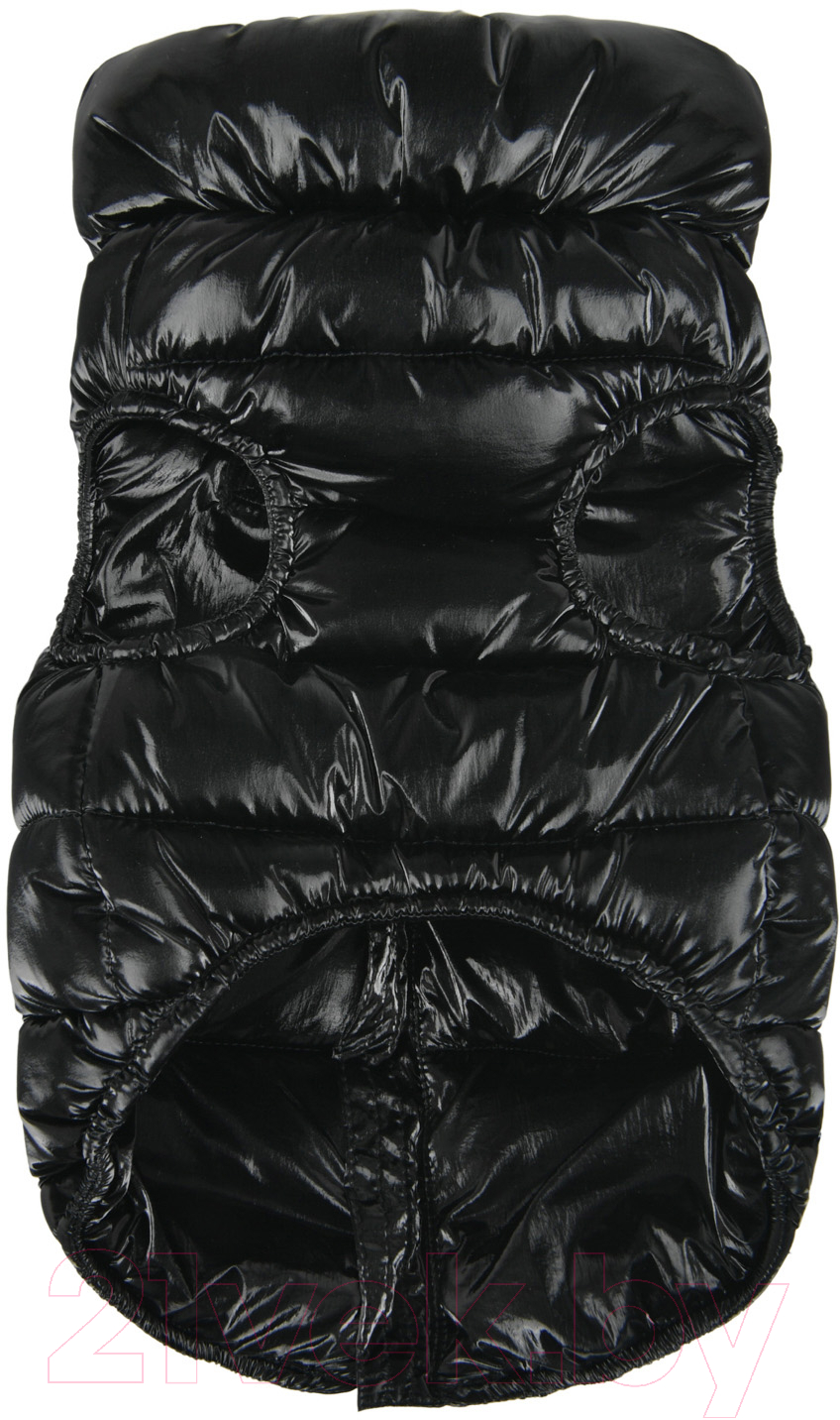 Жилетка для животных Puppia Glossy Vest Jumper / PAXD-VT2066-BK-M (M, черный) — фото 3