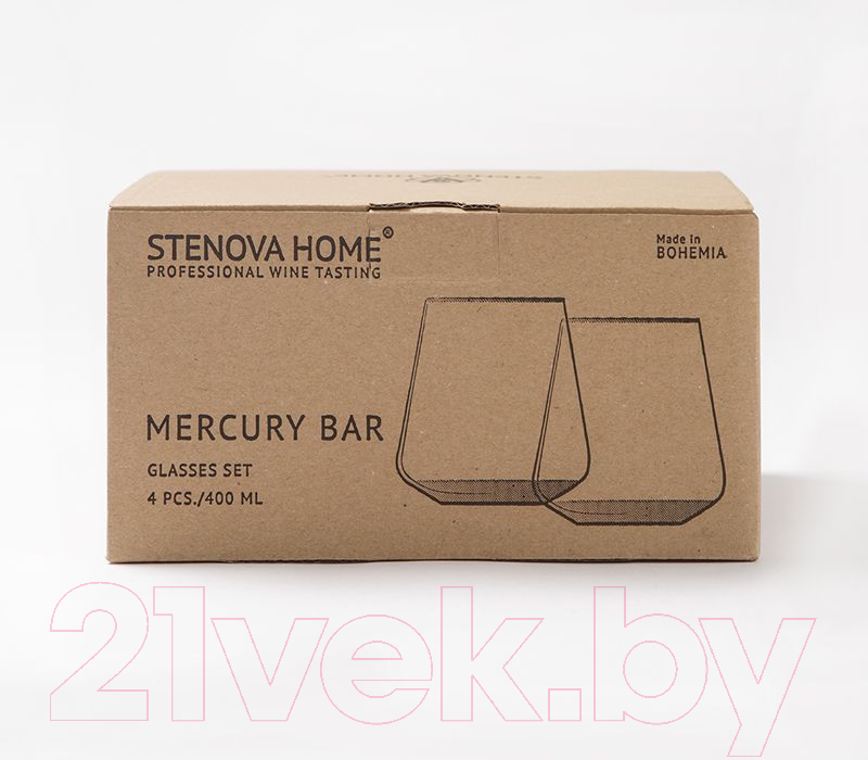 Набор бокалов Stenova Home Mercury Bar 611064