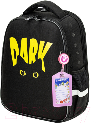 Школьный рюкзак Brauberg Fit. Dark Cat / 272026