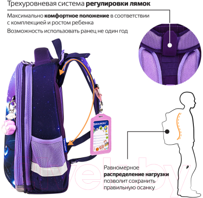 Изображение товара Школьный рюкзак Brauberg Premium. Anime Cat / 272017