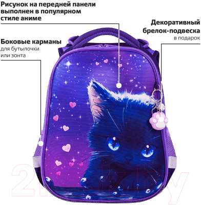 Изображение товара Школьный рюкзак Brauberg Premium. Anime Cat / 272017