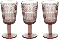 Набор бокалов Tognana Glass Claire / N3585Q70815 (3шт, розовый) - 