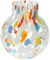 Ваза Andrea Fontebasso Glass Design Rainbow / GD5VA042866 (белый/оранжевый) - 