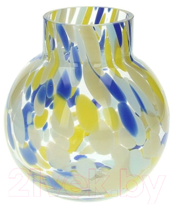 Ваза Andrea Fontebasso Glass Design Rainbow / GD5VA022866 (голубой/синий)