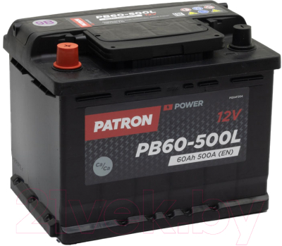 Автомобильный аккумулятор Patron Power PB60-500L (60 А/ч)