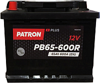 

Автомобильный аккумулятор Patron, Plus PB65-600L