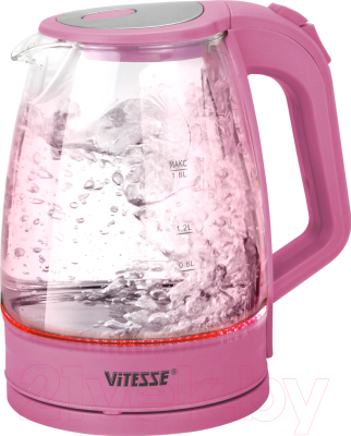 Электрочайник Vitesse VS-176 (розовый)
