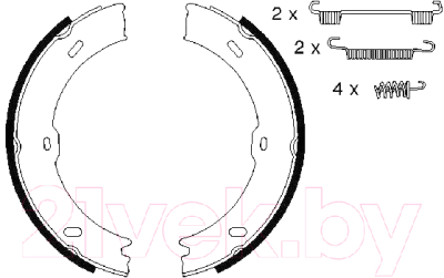 

Тормозные колодки Bosch, 0986487720