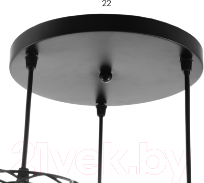 Потолочный светильник BayerLux 9900481 (черный)