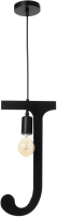 Потолочный светильник BayerLux Алфавит J / 7642114 (черный) - 