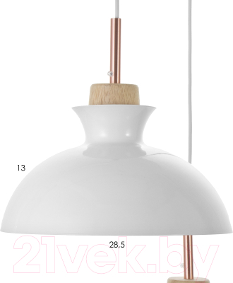 Потолочный светильник BayerLux Вармо / 9644078 (белый)