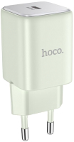 Зарядное устройство сетевое Hoco N43 (нежный зеленый) - 