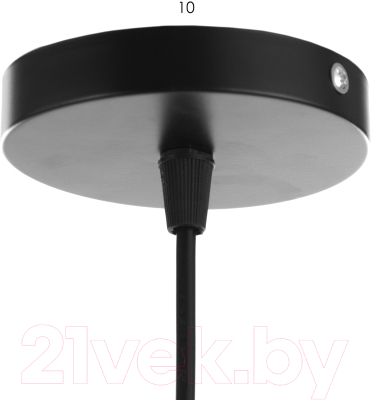 Потолочный светильник BayerLux Лоффи / 9854390 (черный)