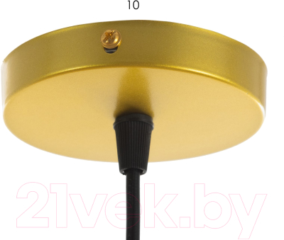 Потолочный светильник BayerLux Медиана / 9626366 (золото)