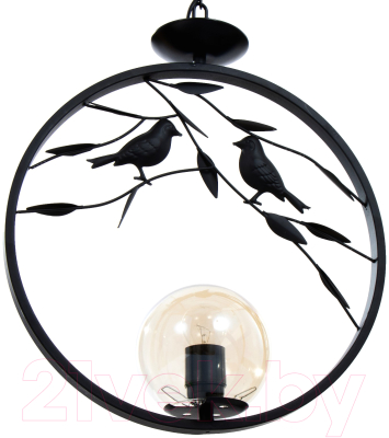 Потолочный светильник BayerLux Птички / 9214941 (черный)
