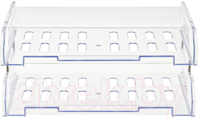 Лоток для бумаг Стамм Сити / ЛТГ-31736 (2шт, прозрачный)