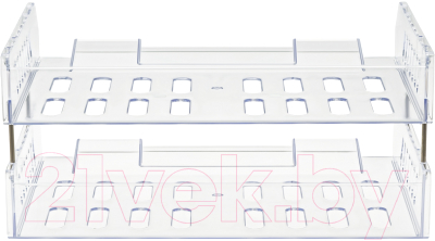Лоток для бумаг Стамм Сити / ЛТГ-31736 (2шт, прозрачный)
