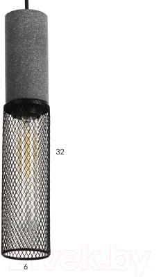 Потолочный светильник BayerLux Сатус / 9215201 (серый)