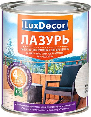 Лазурь для древесины LuxDecor Белый (2.2л)