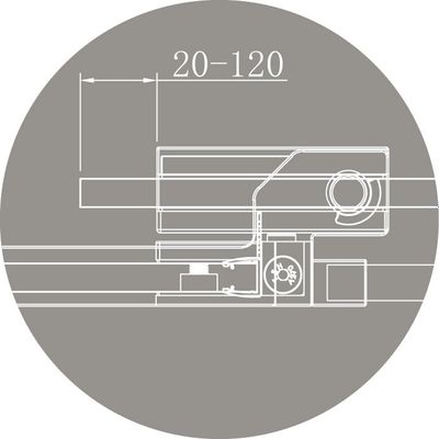 Душевой уголок Cezares SLIDER-AH-1-100-100/110-BR-BORO