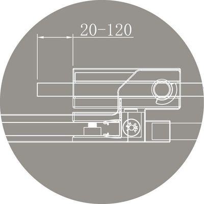 Душевой уголок Cezares SLIDER-AH-1-100-70/80-BR-BORO