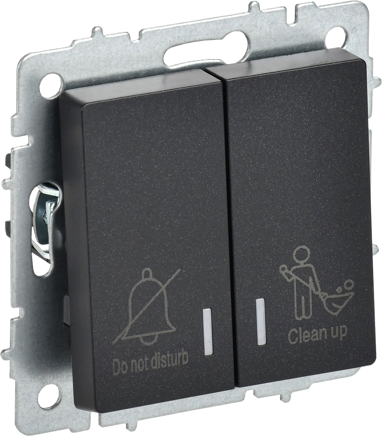 Выключатель IEK Brite BR-V20-2-10-K02 (черный)