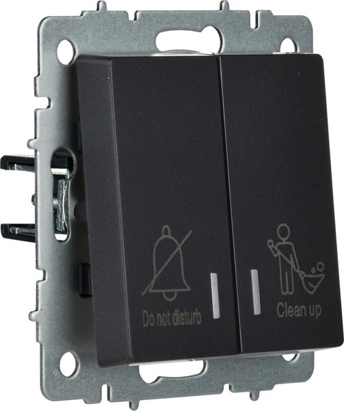Выключатель IEK Brite BR-V20-2-10-K02 (черный)