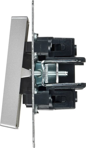 Выключатель IEK Brite BR-V20-2-10-K47 (алюминий)