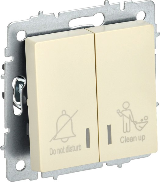 Выключатель IEK Brite BR-V20-2-10-K10 (бежевый)
