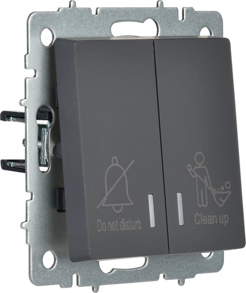 Выключатель IEK Brite BR-V20-2-10-K53 (графит)