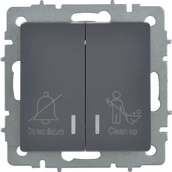 Выключатель IEK Brite BR-V20-2-10-K53 (графит)