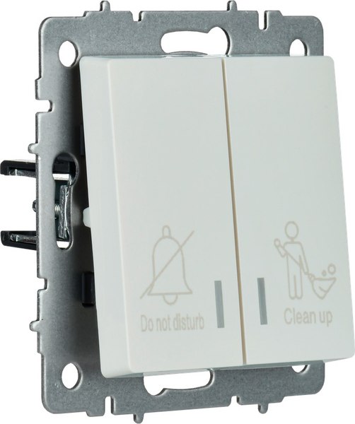 Выключатель IEK Brite BR-V20-2-10-K36 (жемчуг)