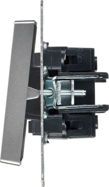 Выключатель IEK Brite BR-V20-2-10-K46 (сталь)