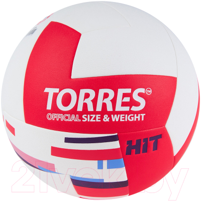Мяч волейбольный Torres Hit / V32355 (размер 5)