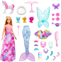 Кукла с аксессуарами Mattel Barbie Адвент-календарь Дримтопия / HVK26 - 