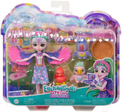 Кукла с аксессуарами Mattel Enchantimals Семья Птички Филии / HKN15